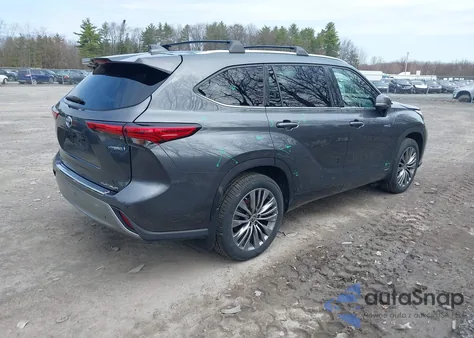 2020 Toyota Highlander Hybrid Platinum from USA, damaged, VIN 5TDEBRCH1LS014092